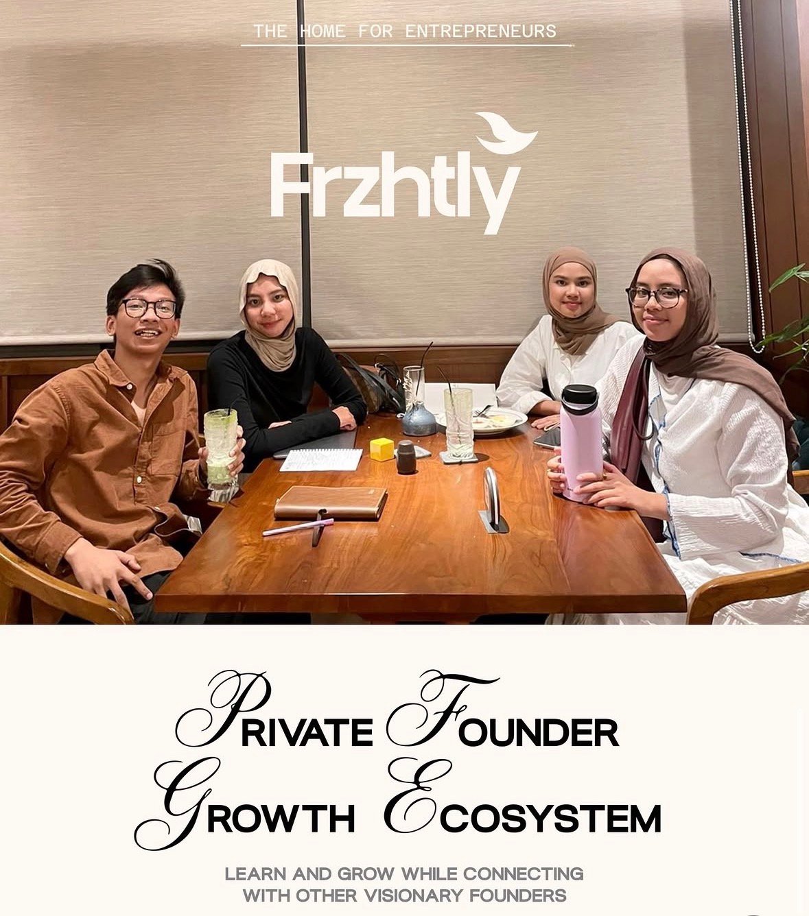 Founders sharing a table
